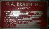  BRAUN WASHER/EXTRACTOR Model 600NTDPV-2SB.